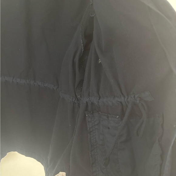 Old Navy Twill Field Jacket Womens XXL Cargo Navy Blue 100% Cotton Utility Chore - Picture 4 of 6